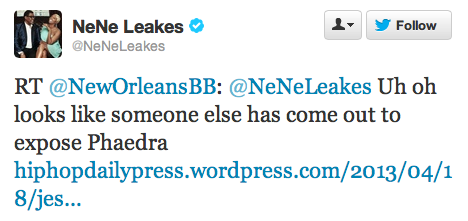 nene leakes twitter