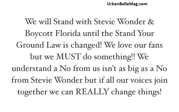 celebrities boycotting florida mary mary