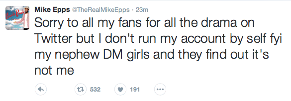 mike epps twitter