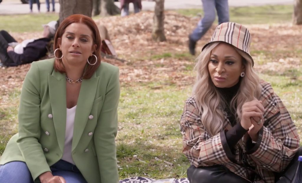karen huger charrisse candiace RHOP News: Karen Wants to Run up on Charrisse + Candiace Spills Tea on Karen