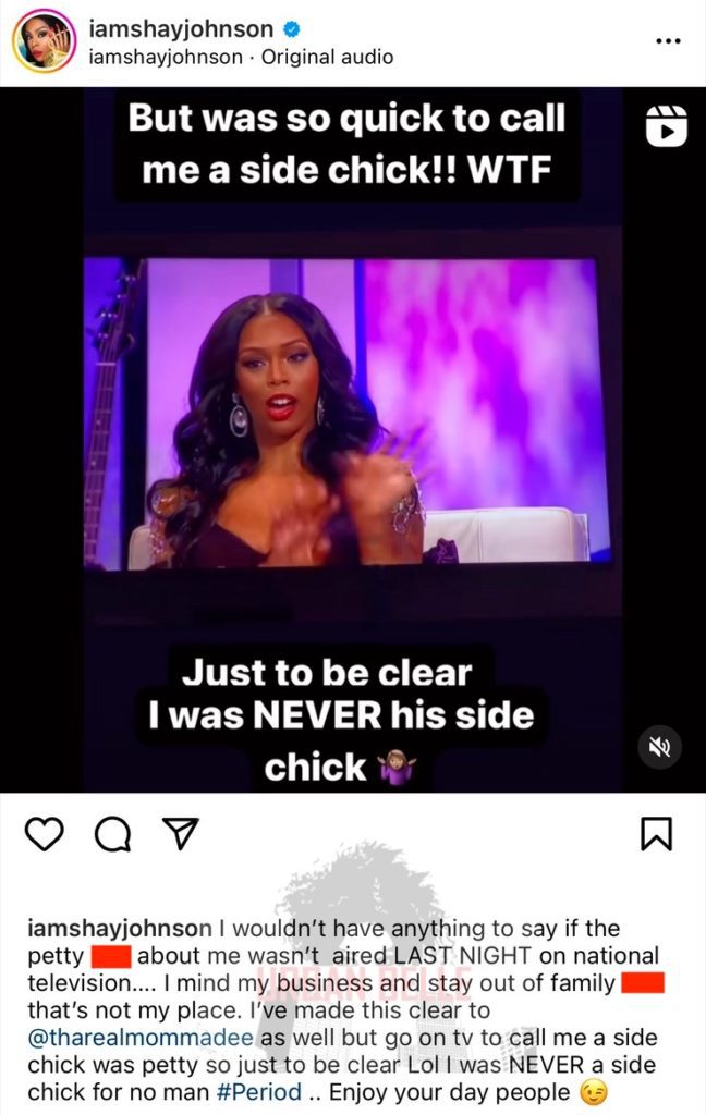 LHHATL Drama: Shay Johnson Claps Back After Bambi Calls Her Scrappy's ...